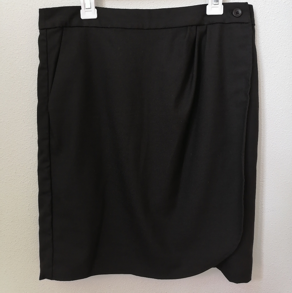 Gap Black Dress Skirt, Pleated Skirt